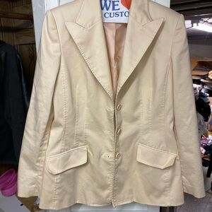 Vintage Anne Klein suit Cream Women's Blazer